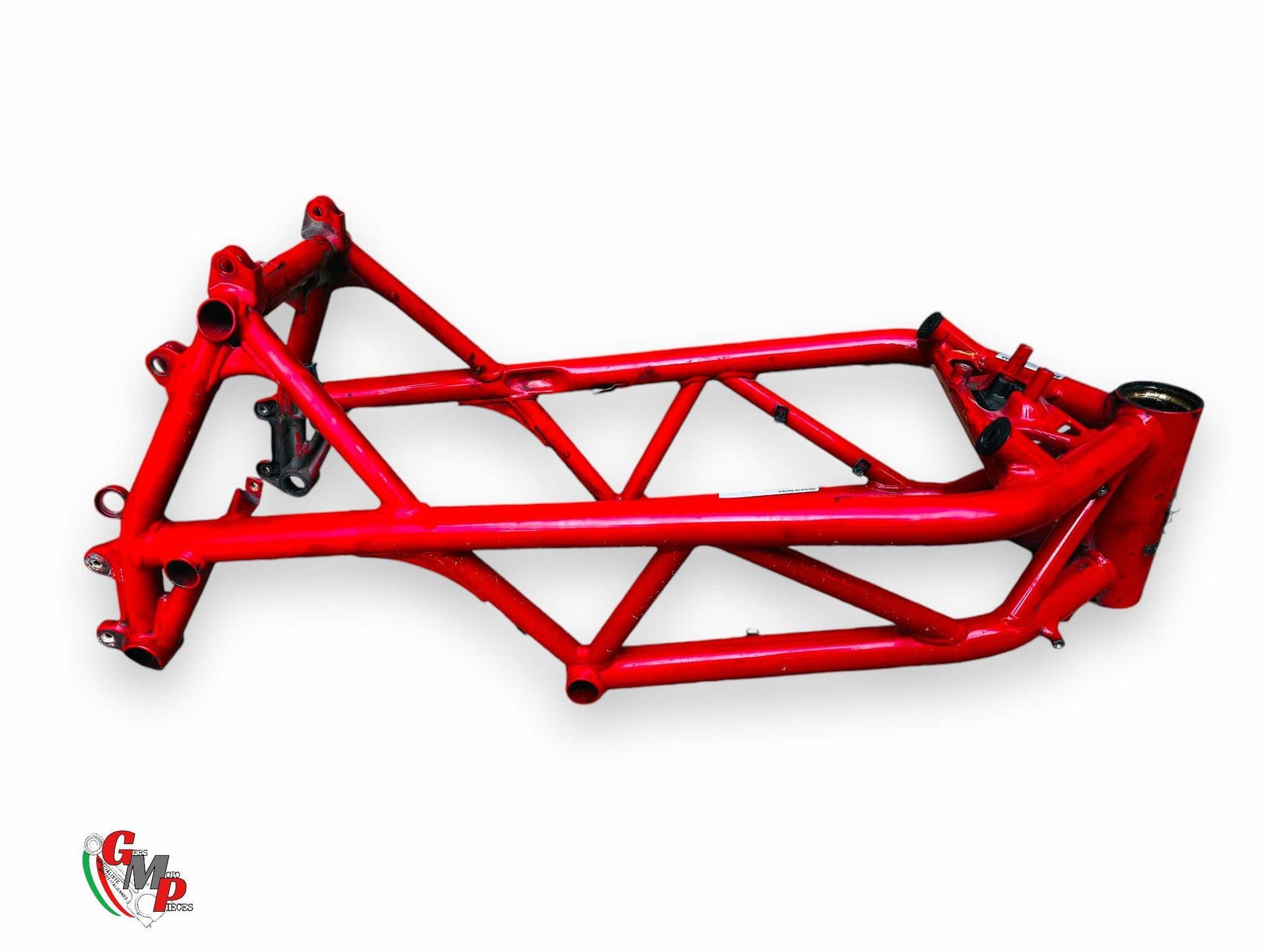 Red Frame and Registration Card - Ducati Streetfighter 848 2013