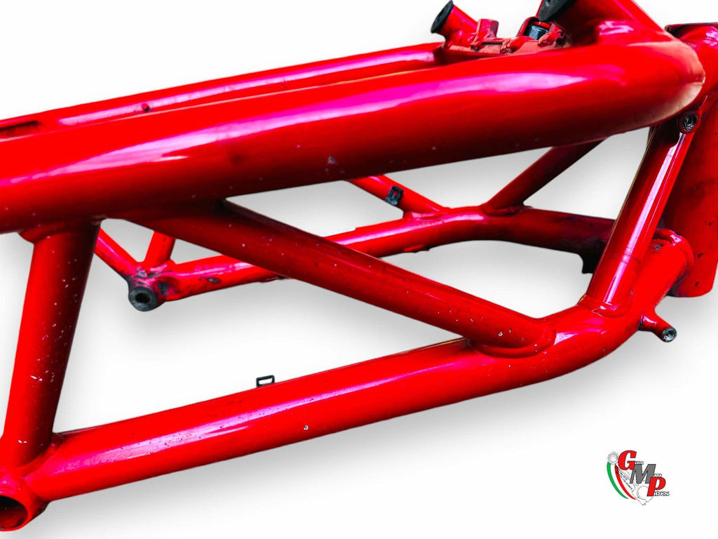 Red Frame and Registration Card - Ducati Streetfighter 848 2013