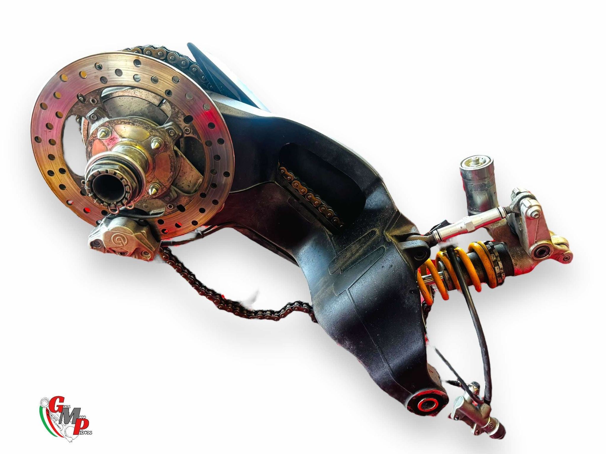 Complete Single Arm with Eccentric Shock Absorber - Ducati