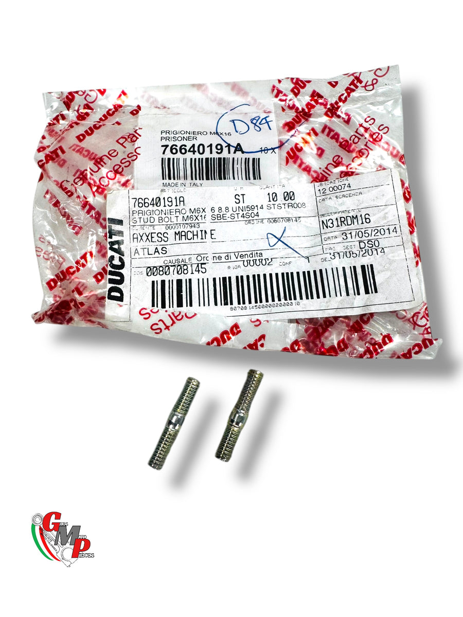 Exhaust Stud M6X16 NEW - Ducati