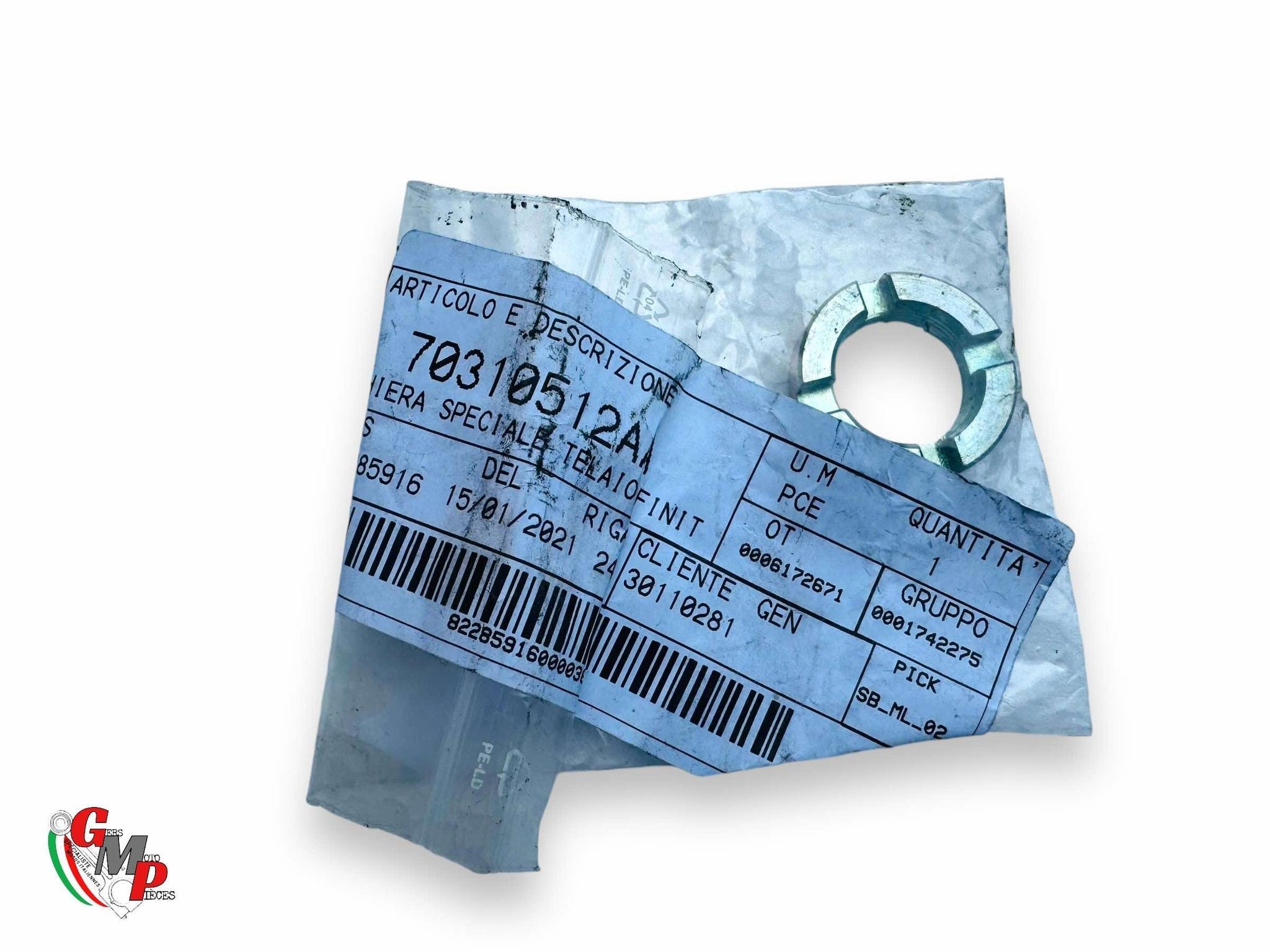 New Frame Mounting Ring Nut - Ducati