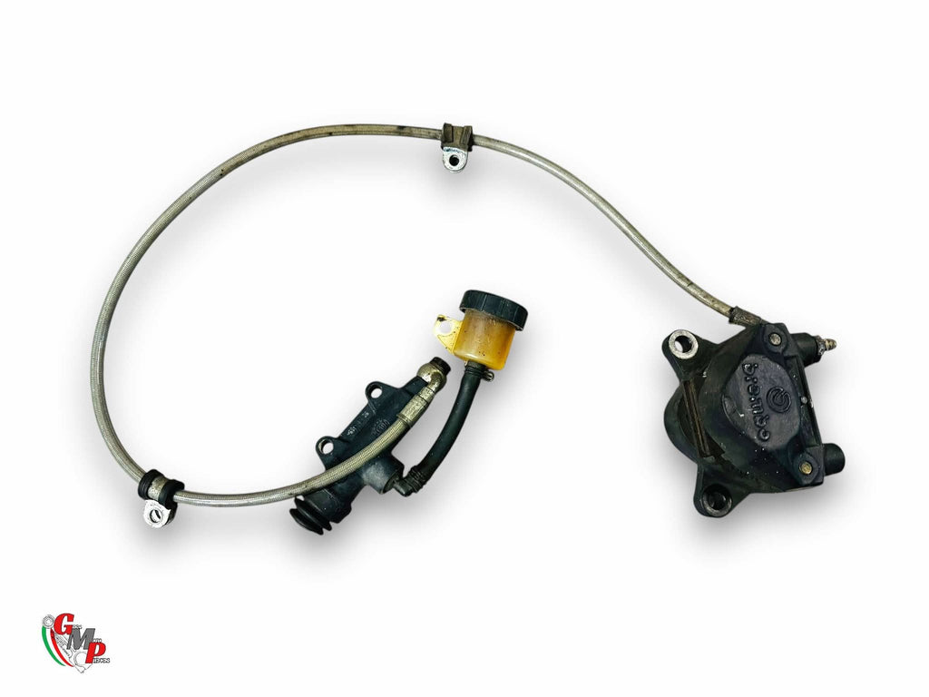 Rear Brake with Caliper Hose and Master Cylinder - Ducati Monster 1000 1000S 400 620 695 MTS 620 final horn