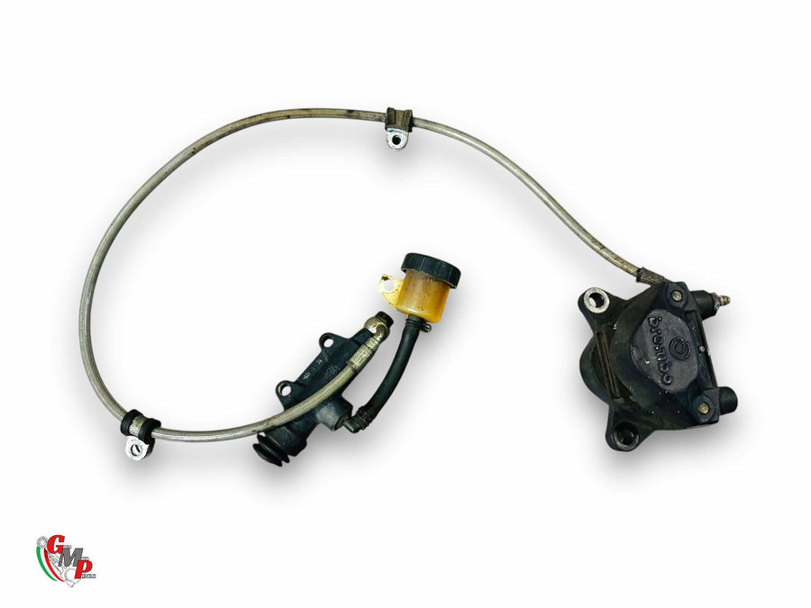 Rear Braking with Caliper Hose and Master Cylinder - Ducati