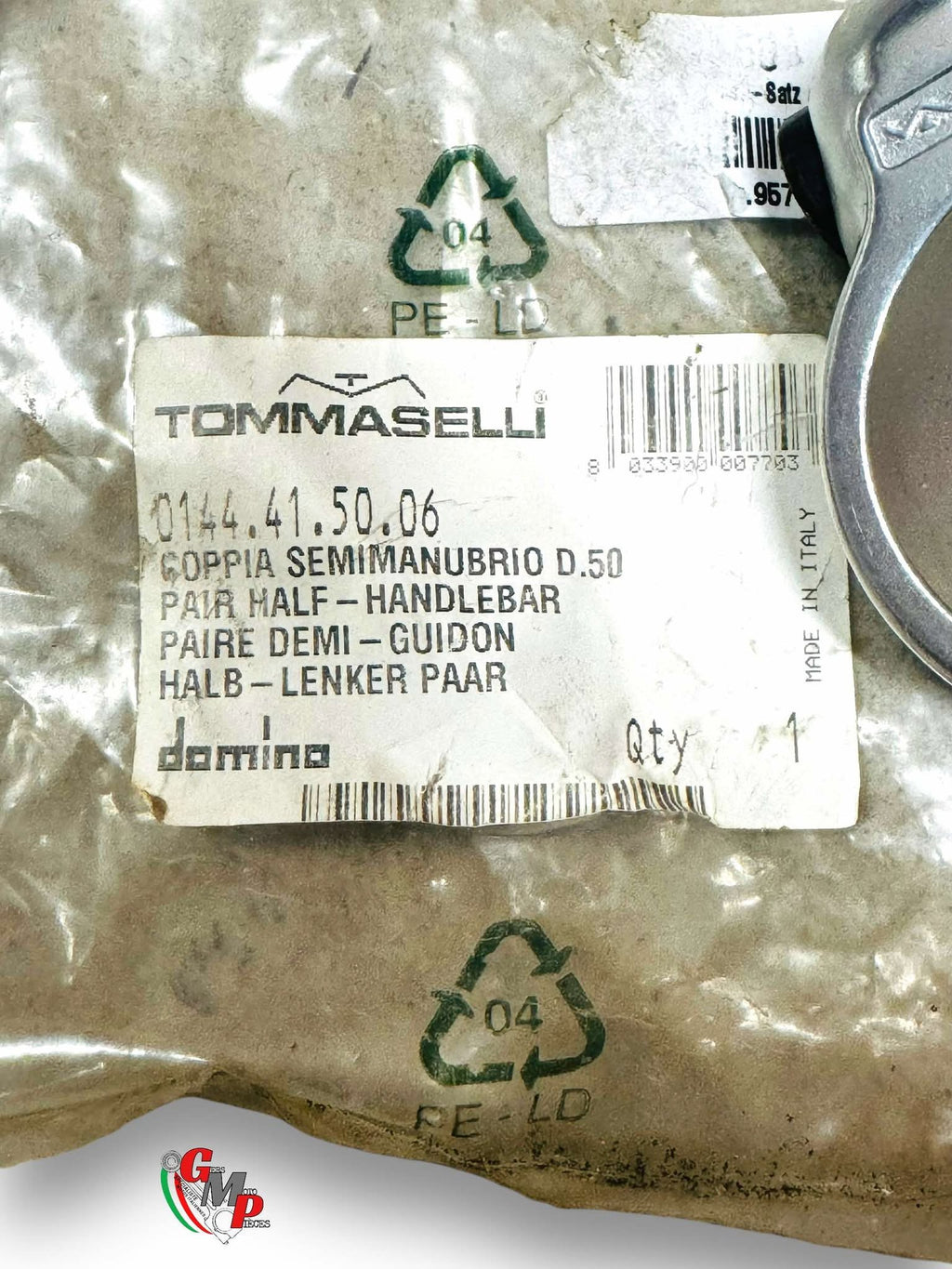 Pair of Half Handlebars diam 50 Tommaselli - Ducati