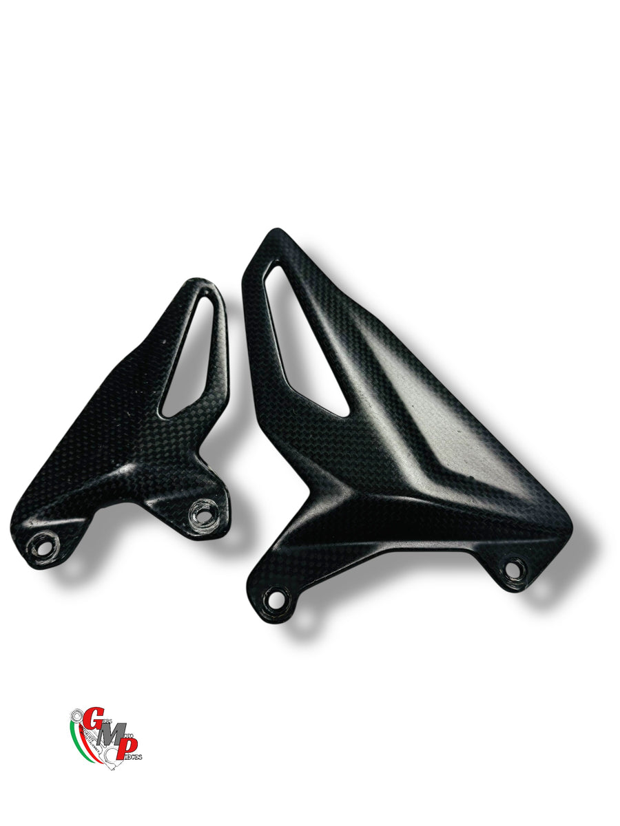Carbon Heel Guard Pair - Ducati Performance