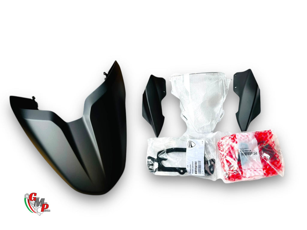 Kit + New Black Seat Cover and Fork Head - Ducati