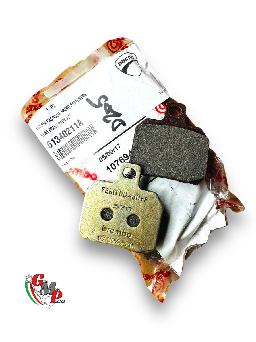 Pair of Rear Brake Pads - Ducati