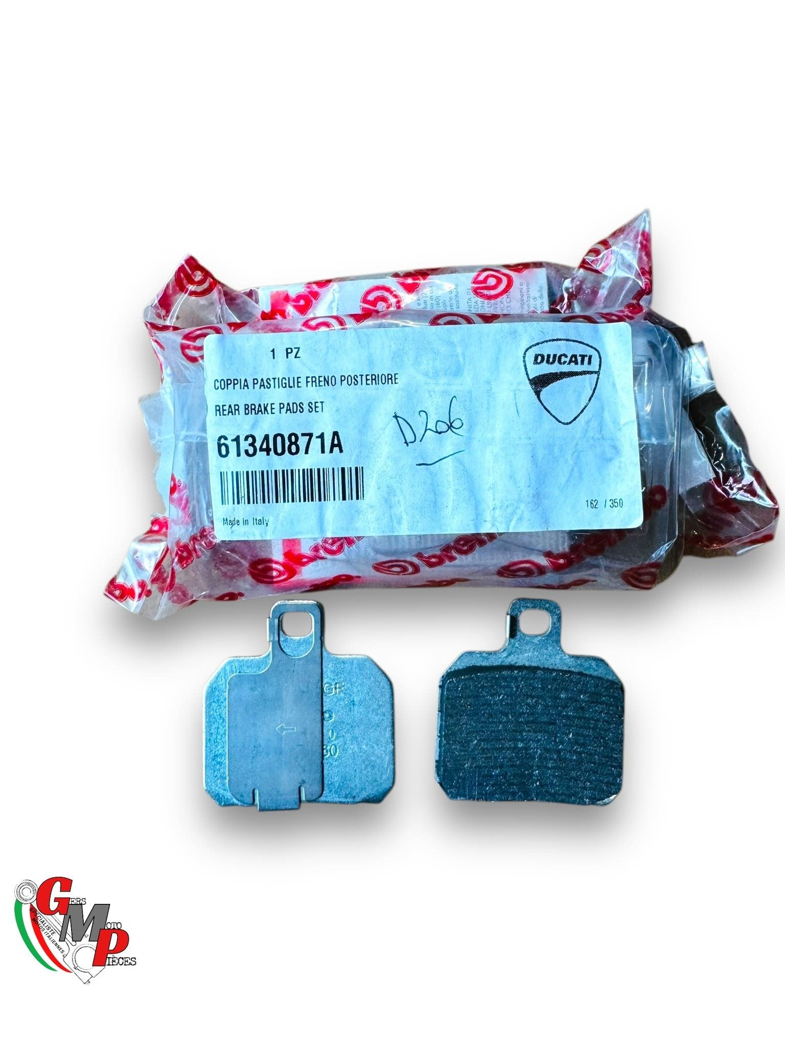 Original Brembo Rear Brake Pad NEW - Ducati