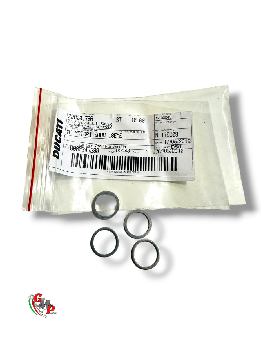 NEW Aluminum Oil Cooler Gasket - Ducati