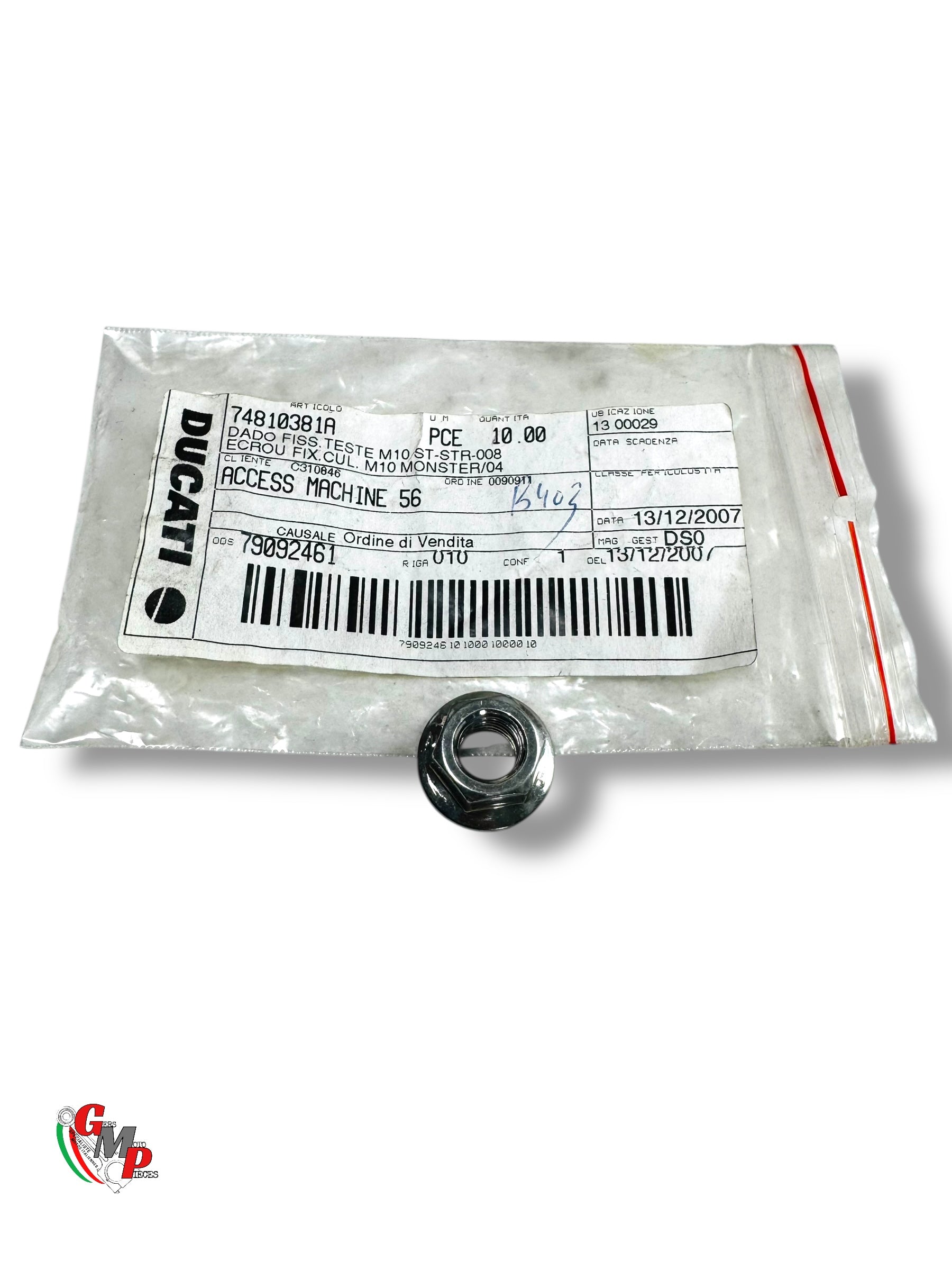 Ecrou Goujon Culasse NEUF - Ducati