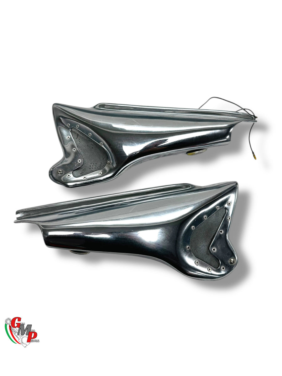 Pair of Chrome Underseat Covers - DUCATI PERFORMANCE
