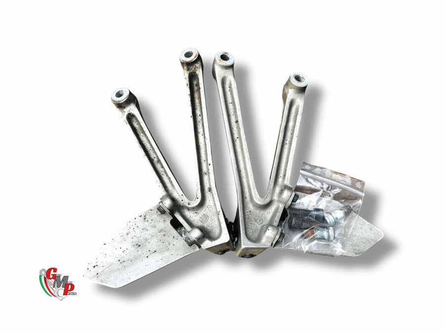 Pair of Passenger Footrest Plates - Ducati