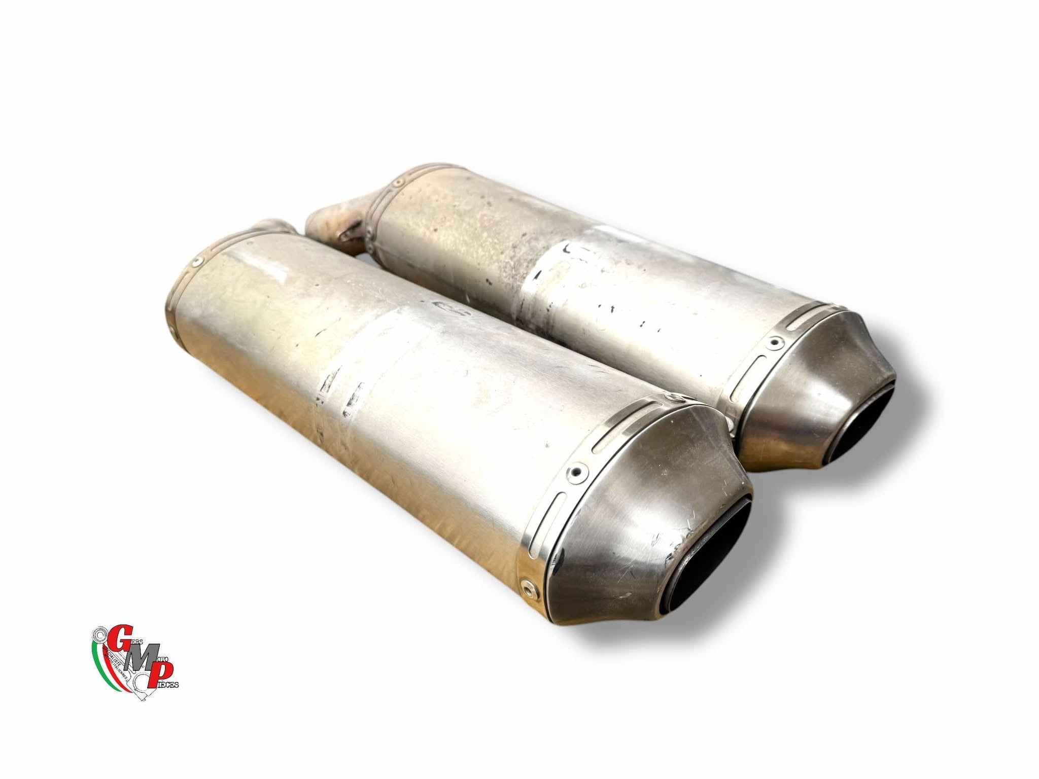 Pair of Original Exhaust Mufflers - Ducati