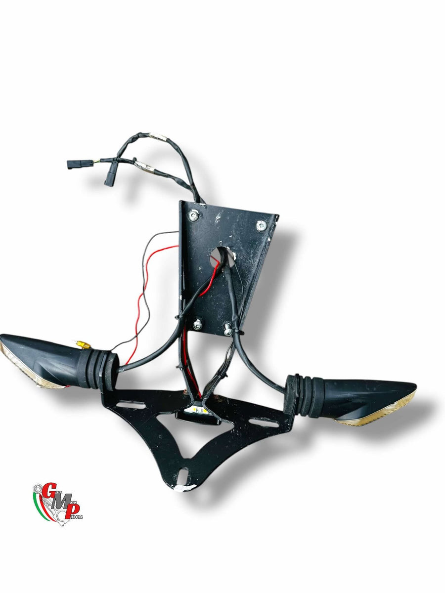 R&amp;G Short License Plate Holder with Turn Signals - Ducati