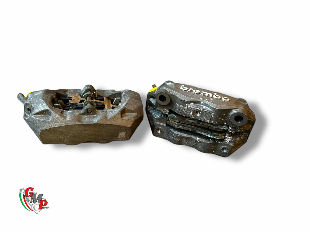 Pair of Complete Brembo Brake Calipers - Ducati HYM 939 Hyperstrada Monster 821 Diavel Supersport final horn
