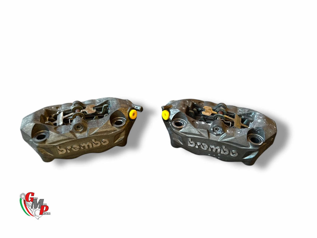 Pair of Complete Brembo Brake Calipers - Ducati HYM 939 Hyperstrada Monster 821 Diavel Supersport final horn