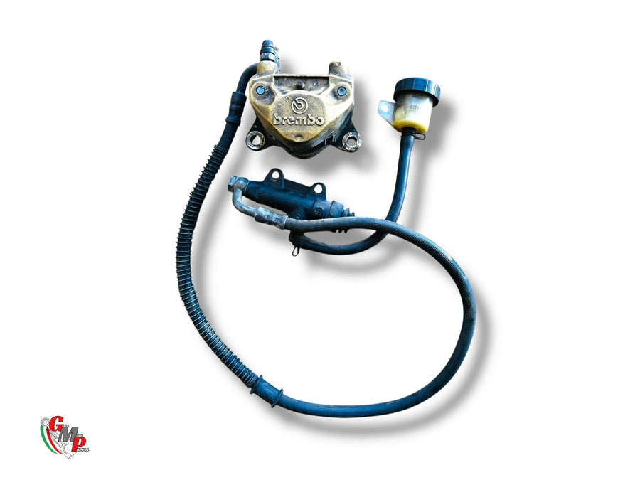 Rear Braking with Caliper Hose and Master Cylinder - Ducati