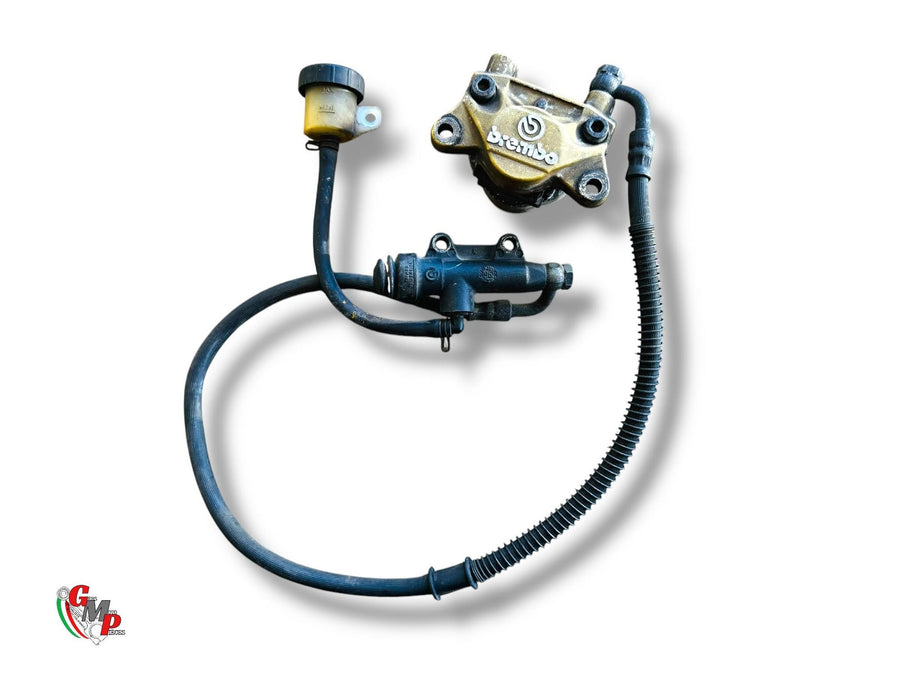 Rear Braking with Caliper Hose and Master Cylinder - Ducati