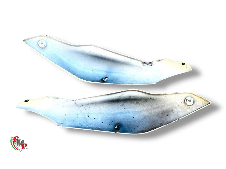 Pair of White Rear Fairing Side Panels - Ducati