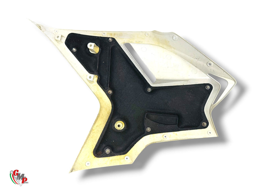 Right Upper Half Fairing White - Ducati