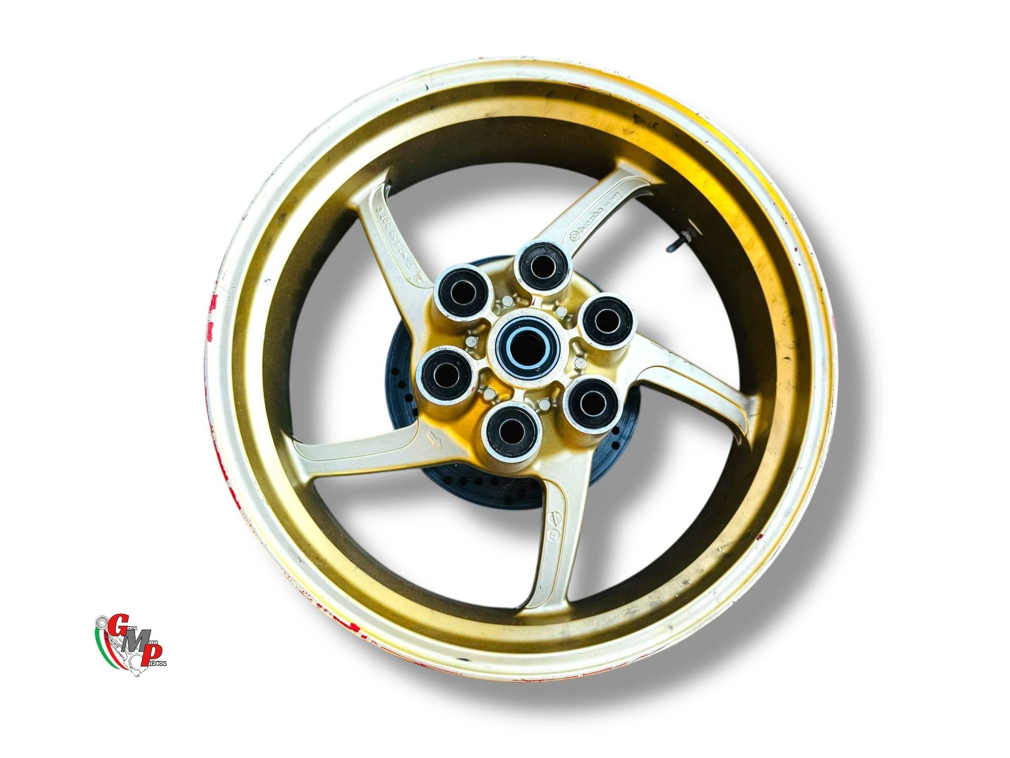 Gold Rear Rim with Disc - Ducati