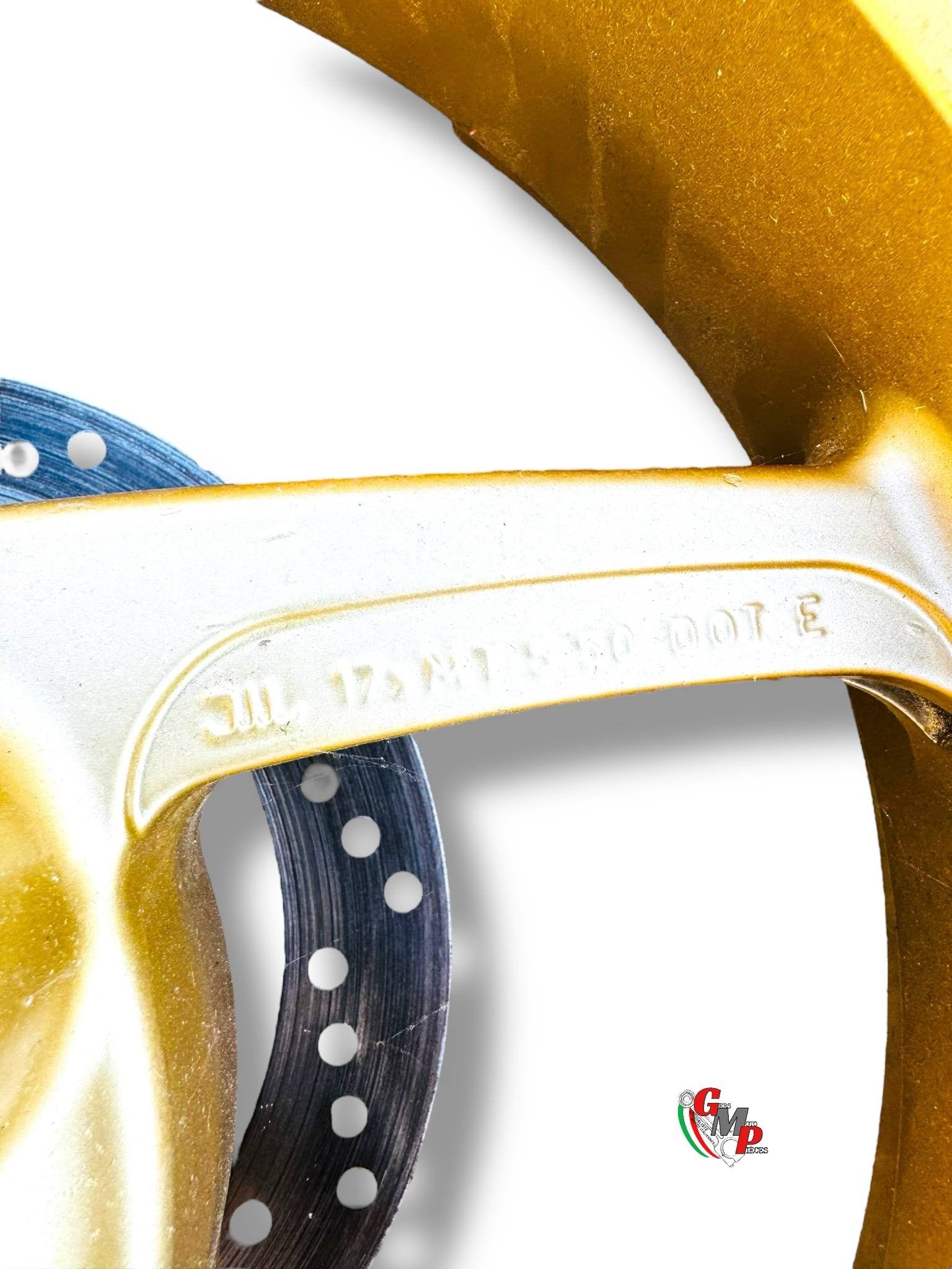 Gold Rear Rim with Disc - Ducati