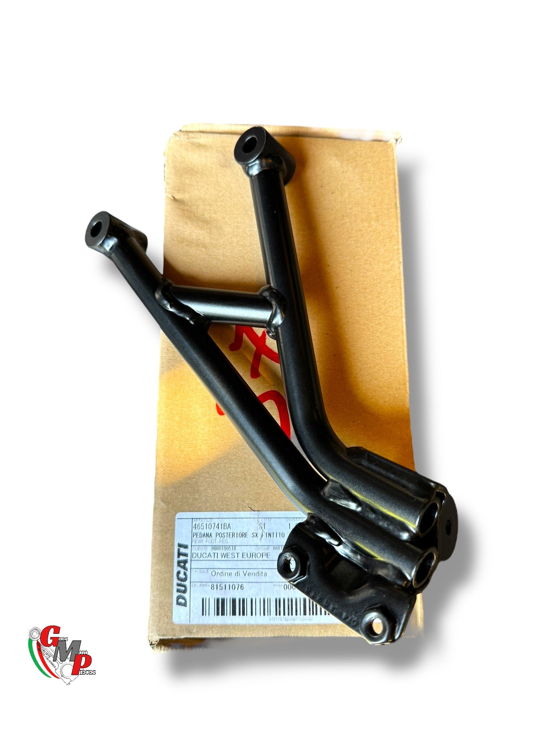 Left Passenger Footrest Plate - Ducati