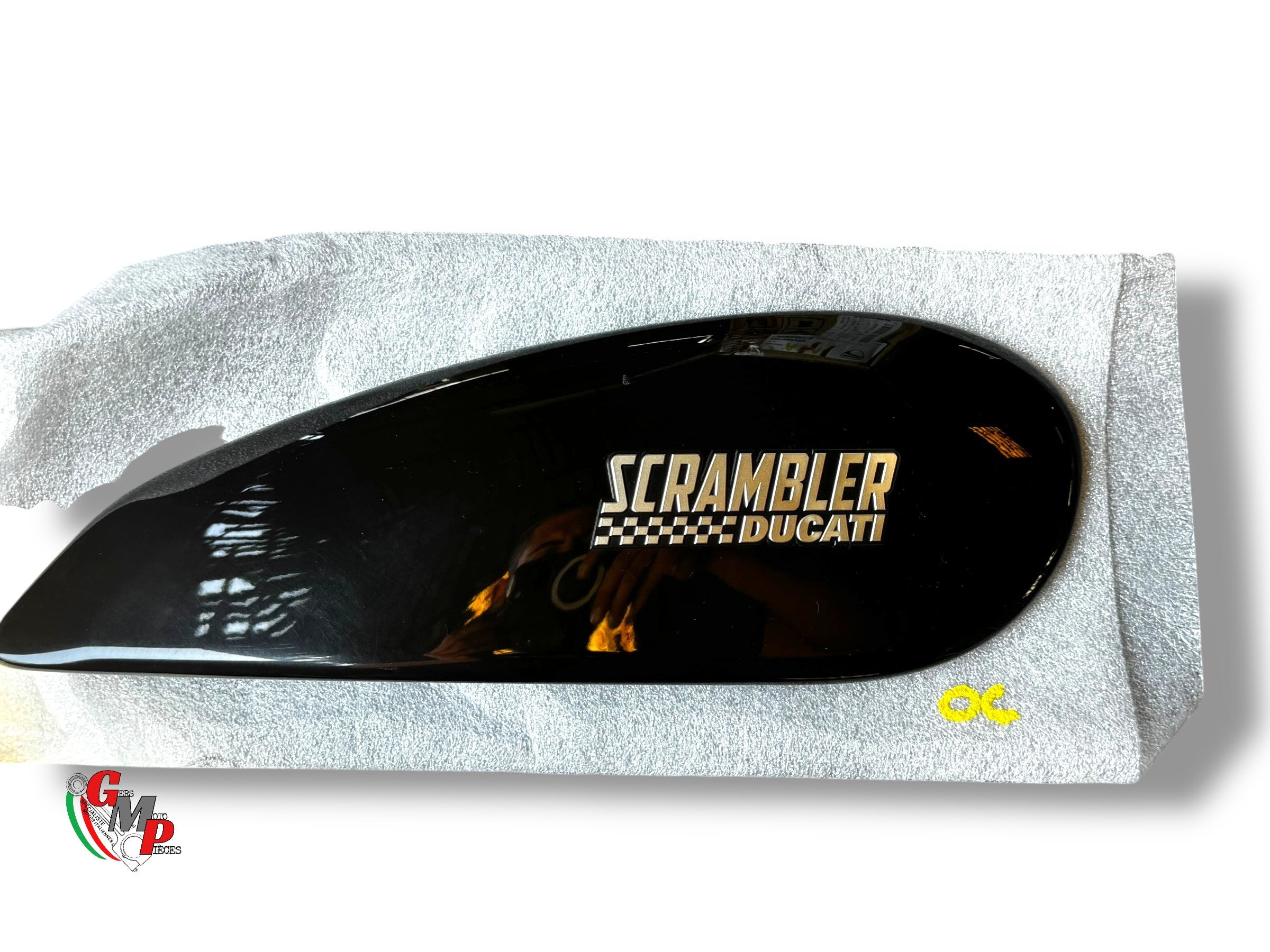 Right Tank Cover Black - Ducati