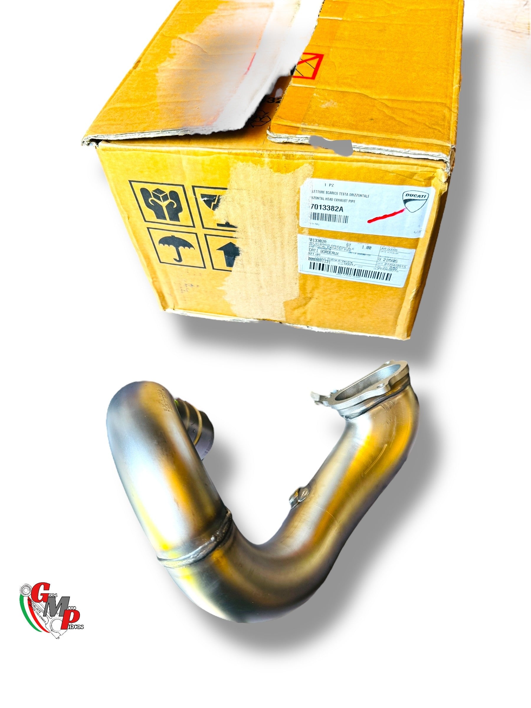 NEW Horizontal Front Cylinder Head Exhaust Manifold - Ducati