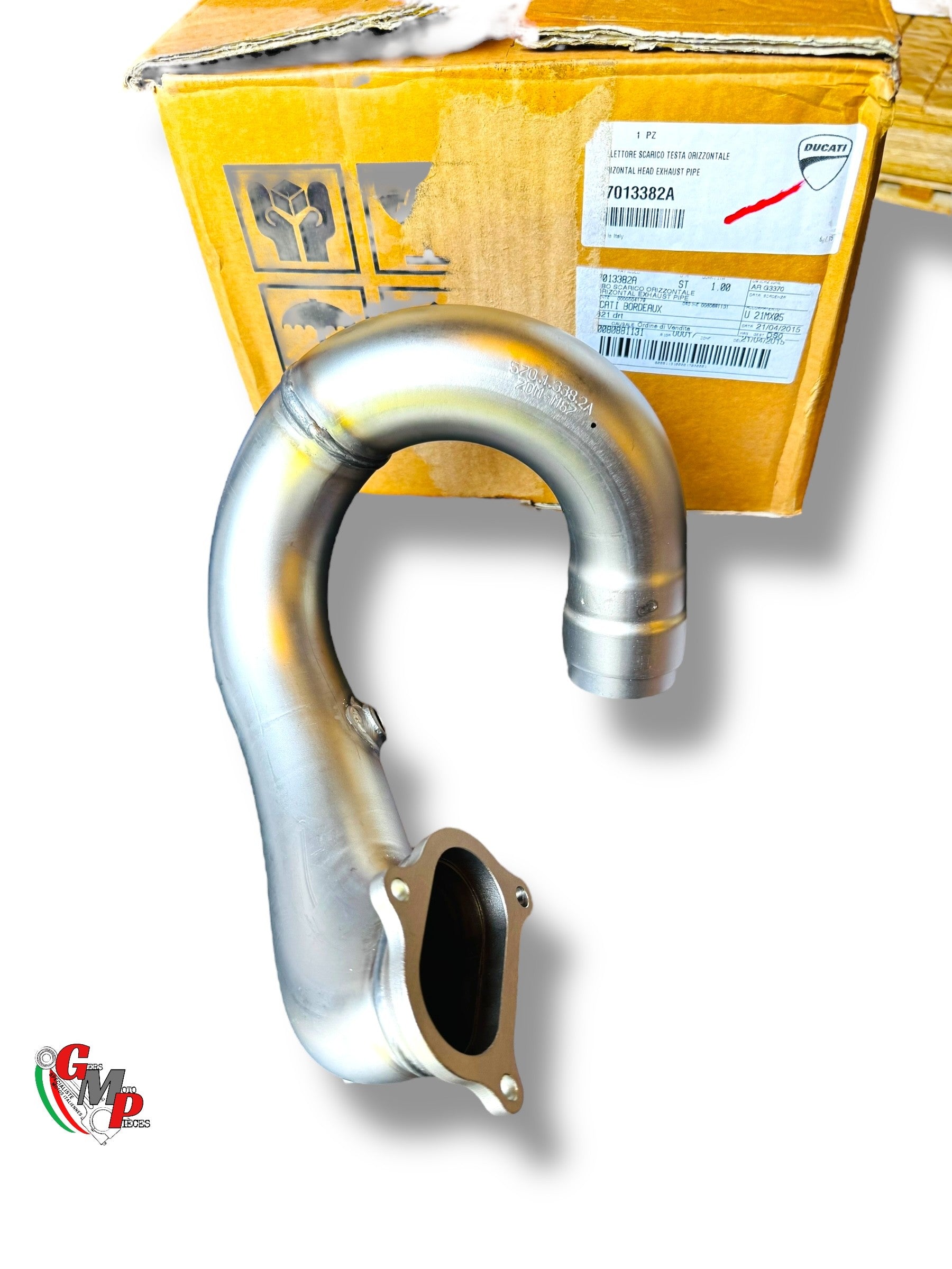 NEW Horizontal Front Cylinder Head Exhaust Manifold - Ducati