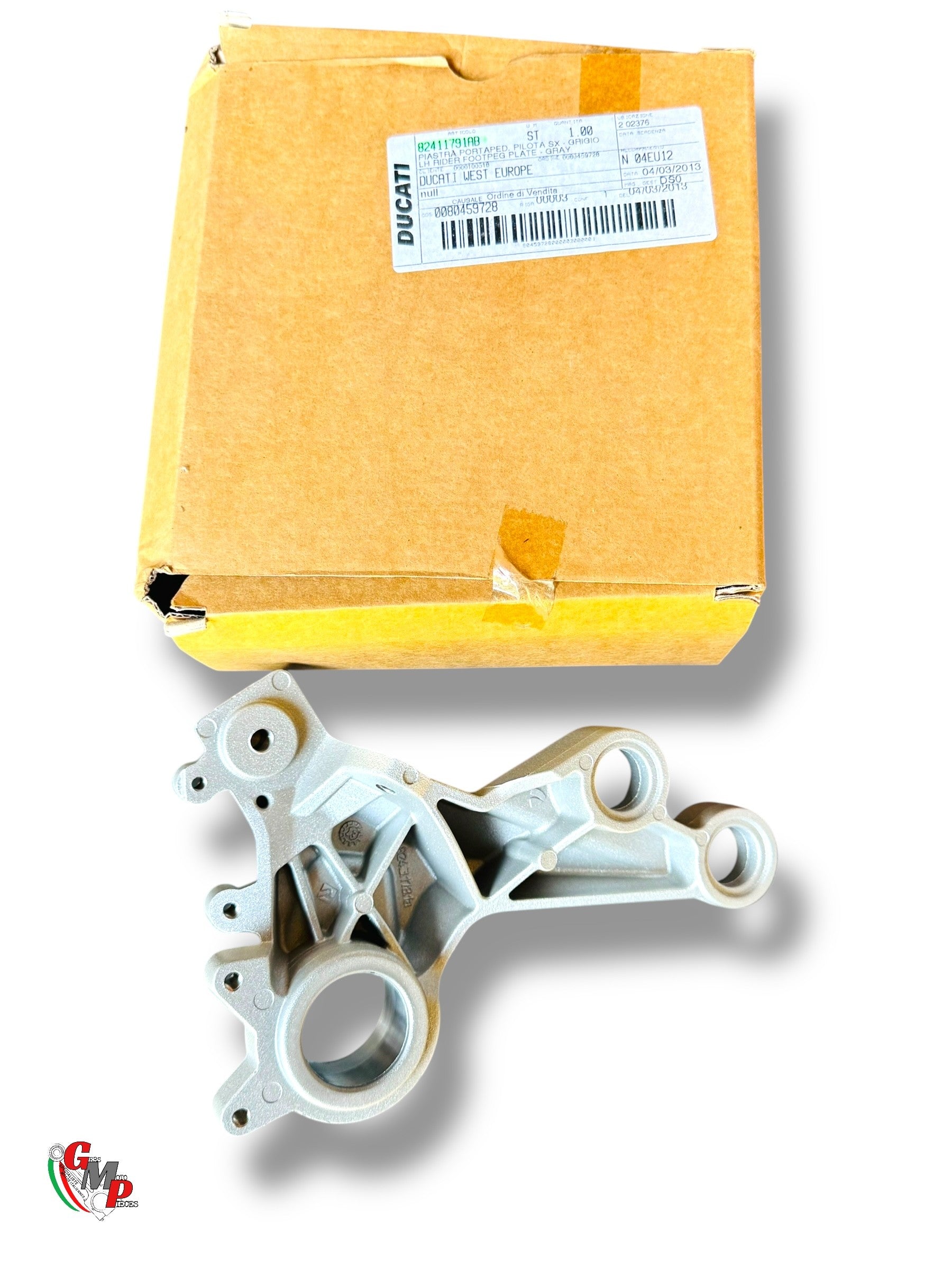 NEW Left Rider Footrest Plate - Ducati