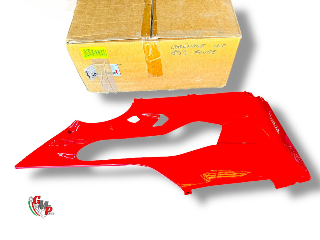 NEW Red Right Half Skid Plate - Ducati