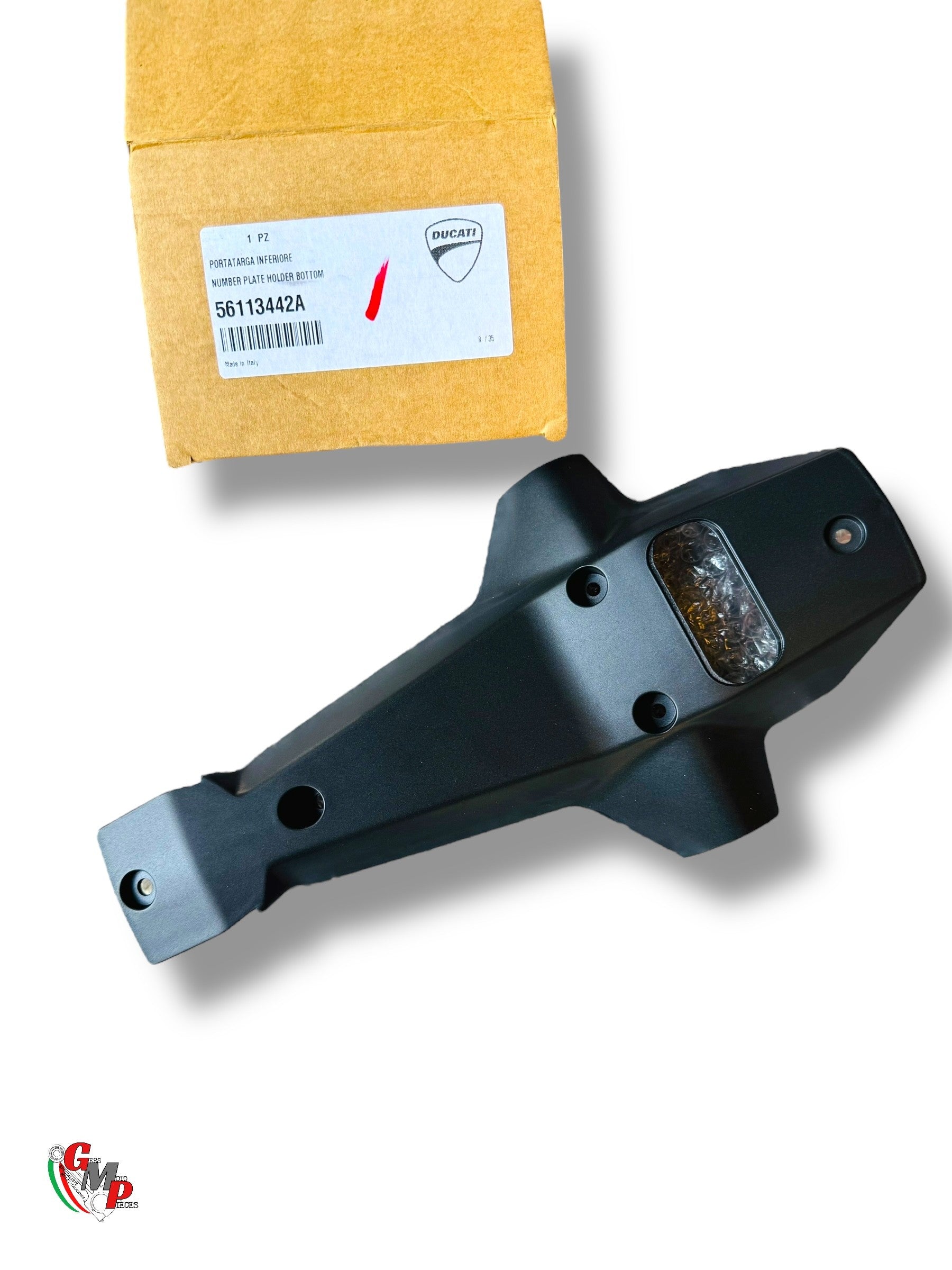 Lower Plastic License Plate Holder NEW - Ducati Monster 797 821 1200 Supersport 939 950 final horn