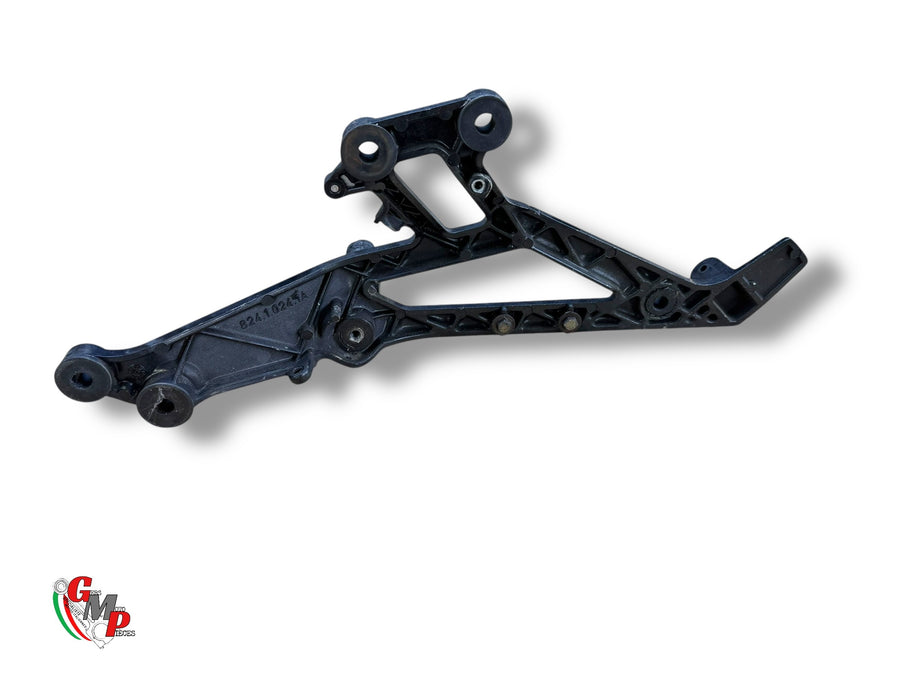 Right Footrest Plate Black - Ducati