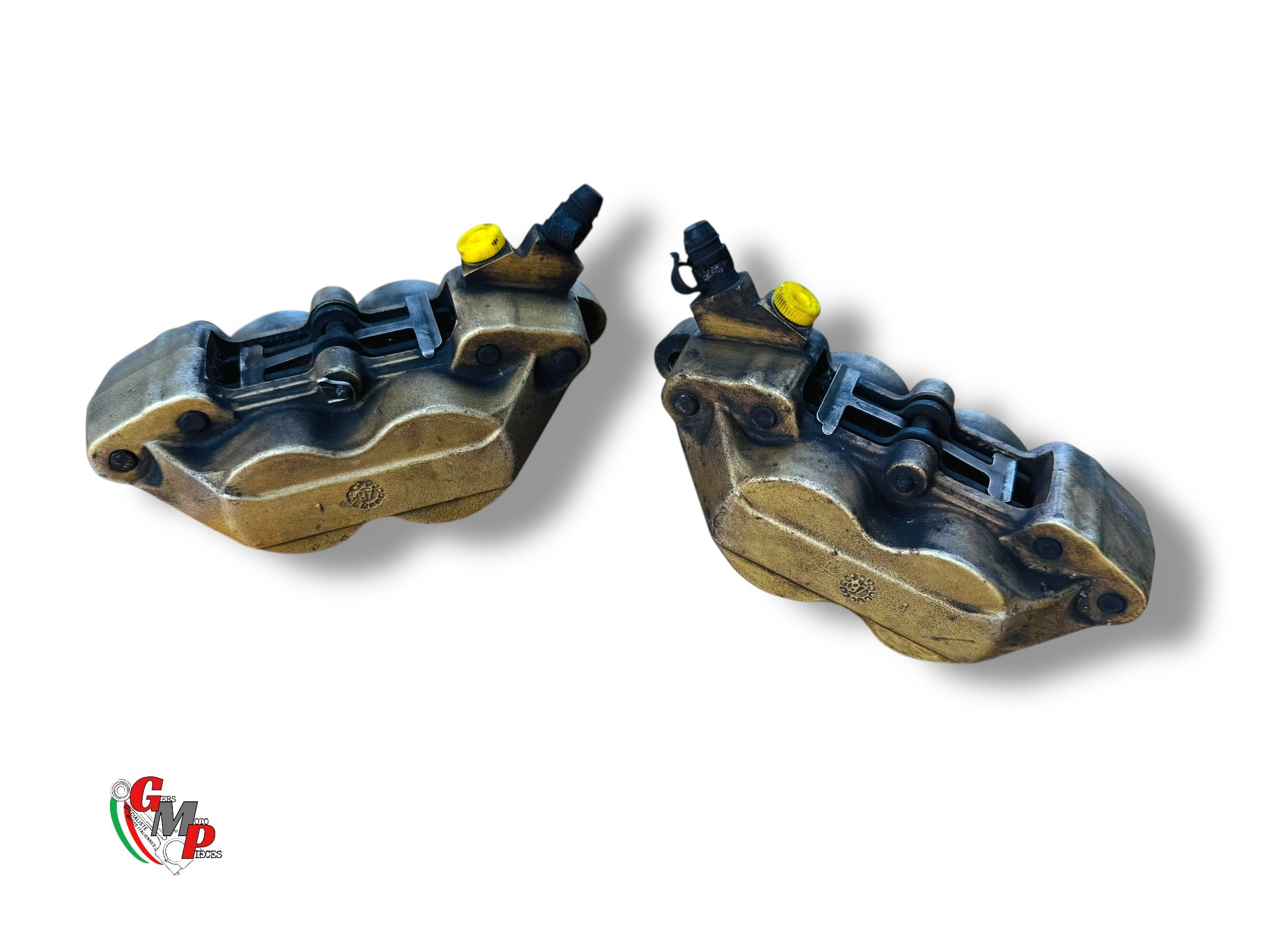 Pair of Brembo Gold Series Front Brake Calipers 40mm Mounting Center Distance - Ducati