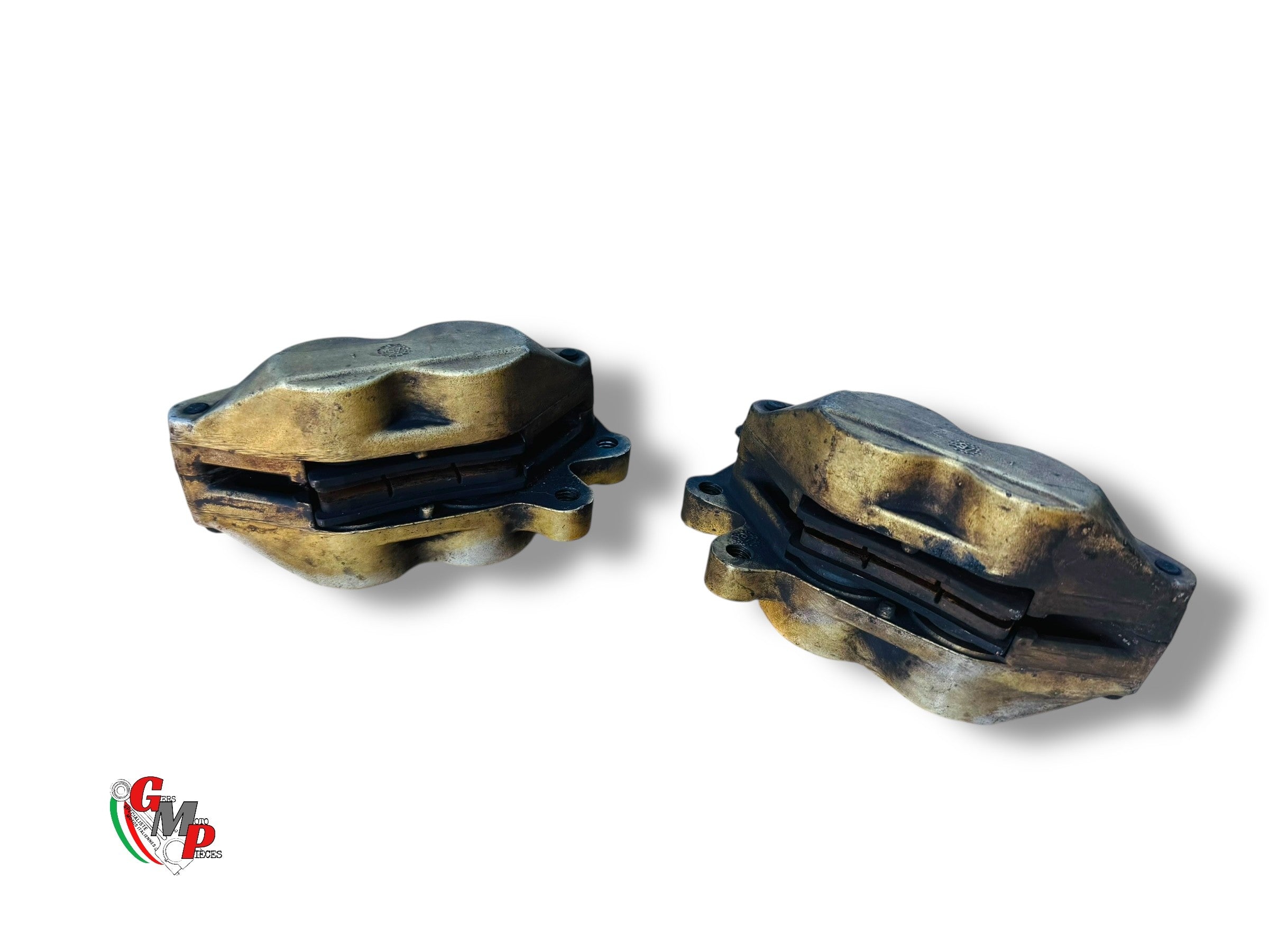 Pair of Brembo Gold Series Front Brake Calipers 40mm Mounting Center Distance - Ducati