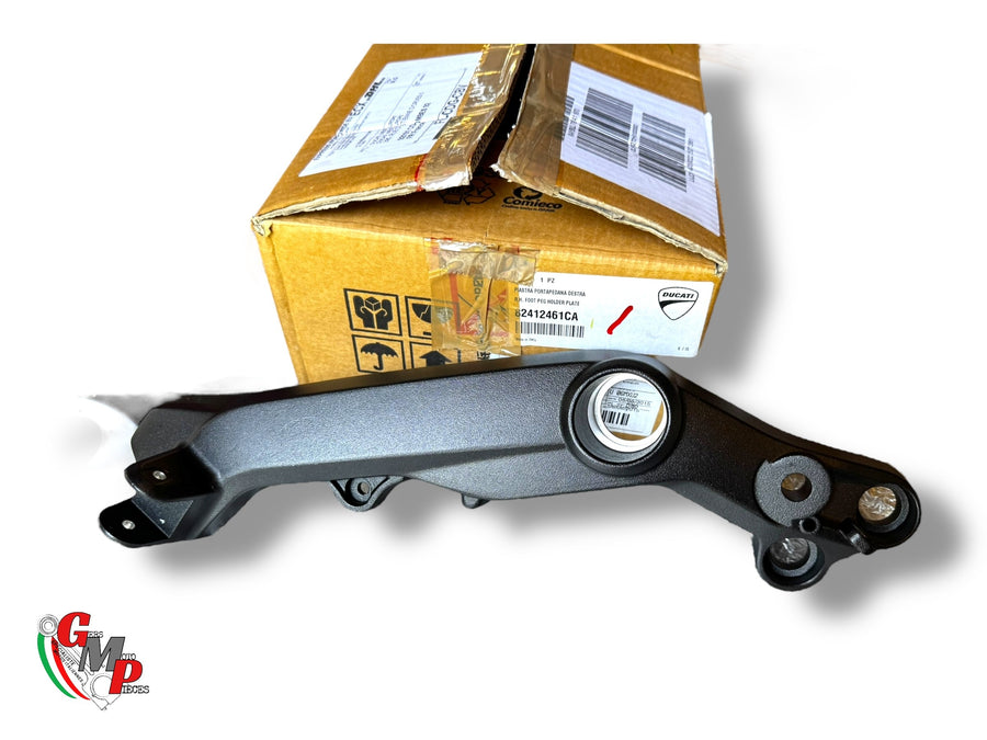 Right Footrest Plate - Ducati