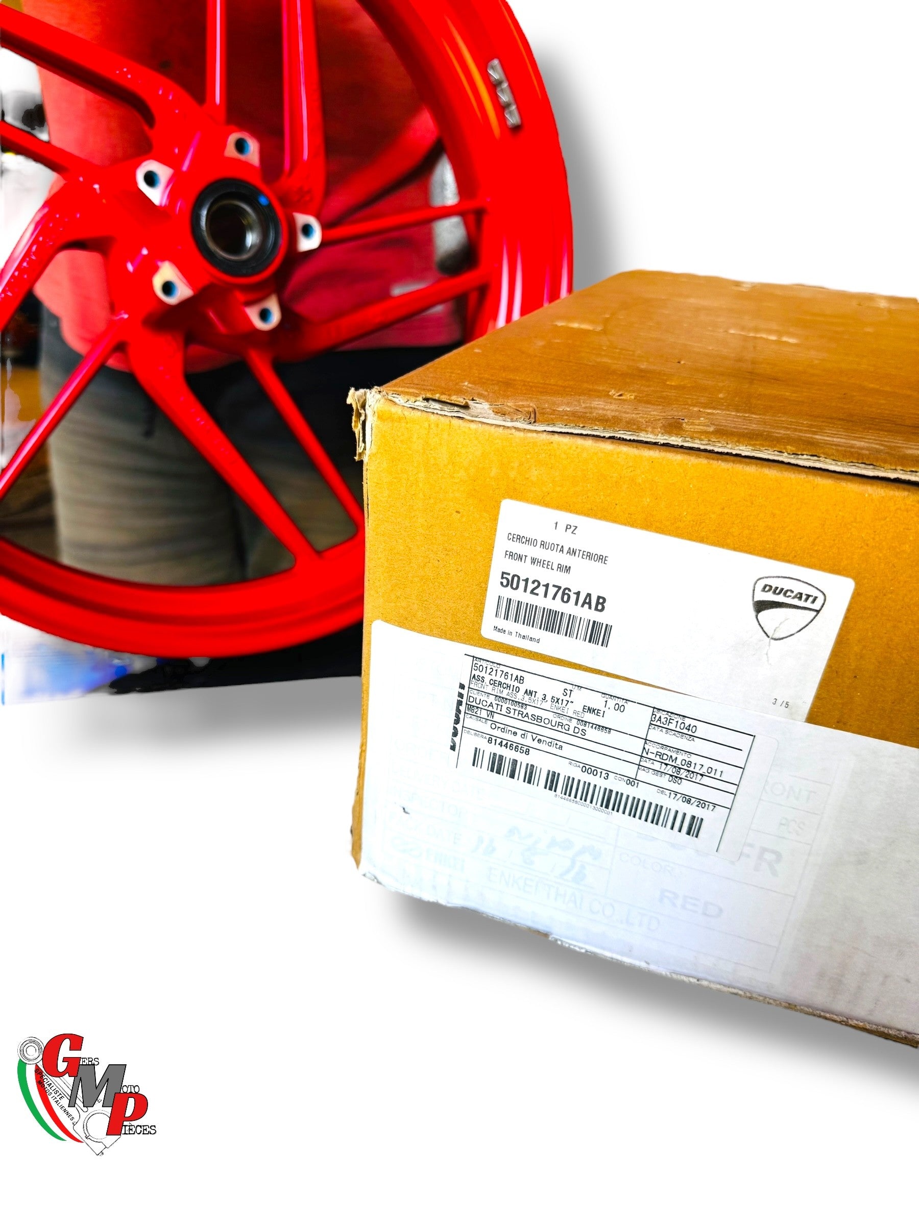 Jante roue avant rouge NEUVE - Ducati