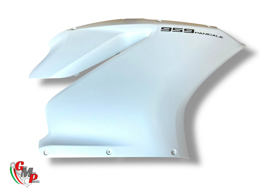 Right Upper Fairing Side Panel, White, NEW - DUCATI