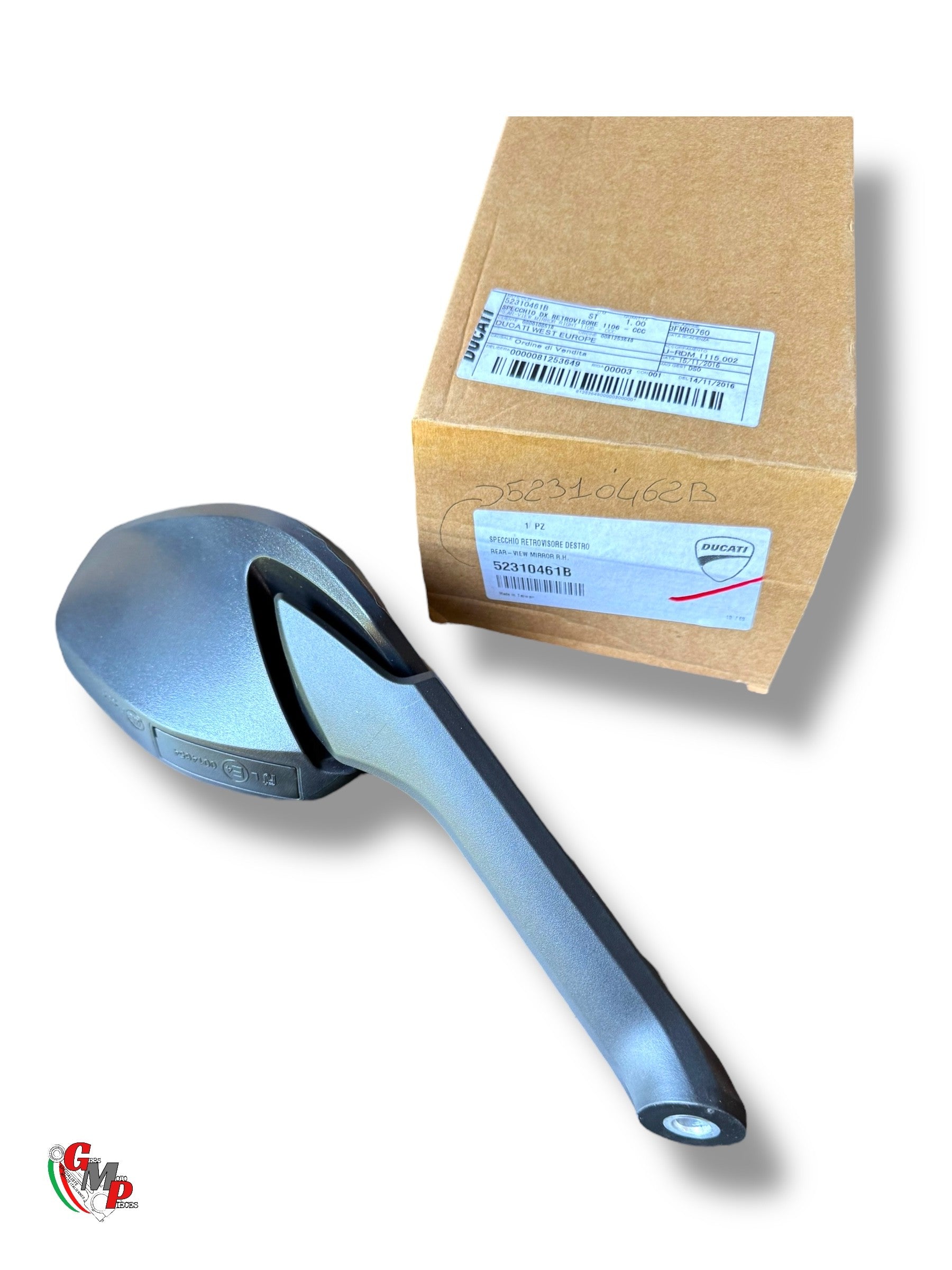 Rétroviseur Droit NOIR NEUF - Ducati
