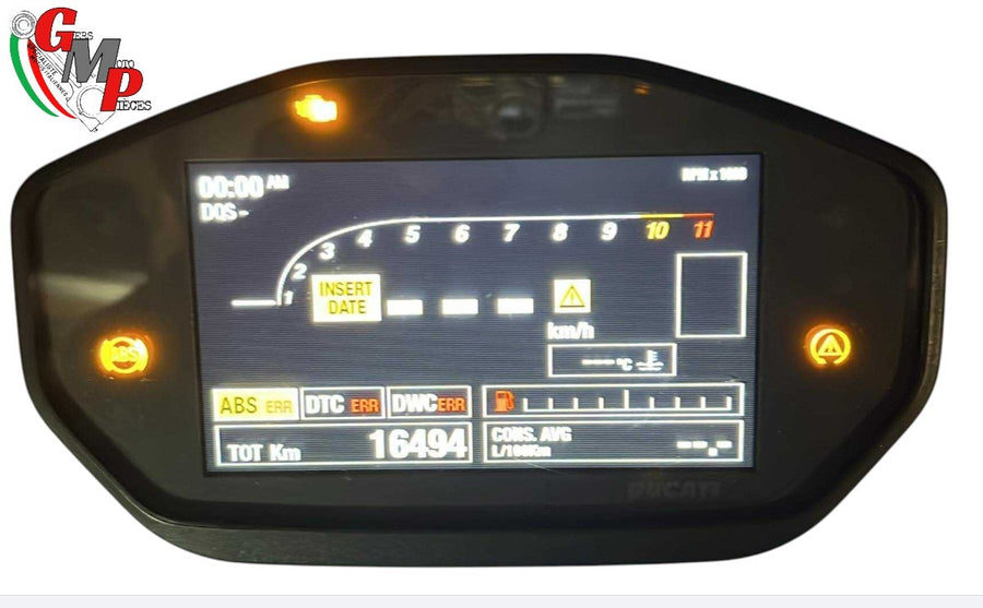 Dashboard Odometer 16494kms - Ducati