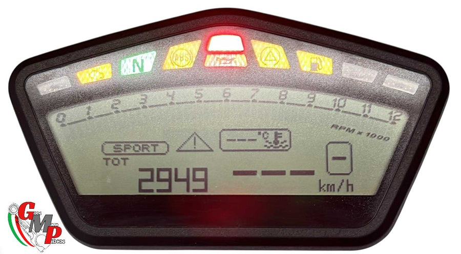 Dashboard Counter 2949kms - Ducati