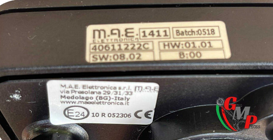 Dashboard Counter 2949kms - Ducati