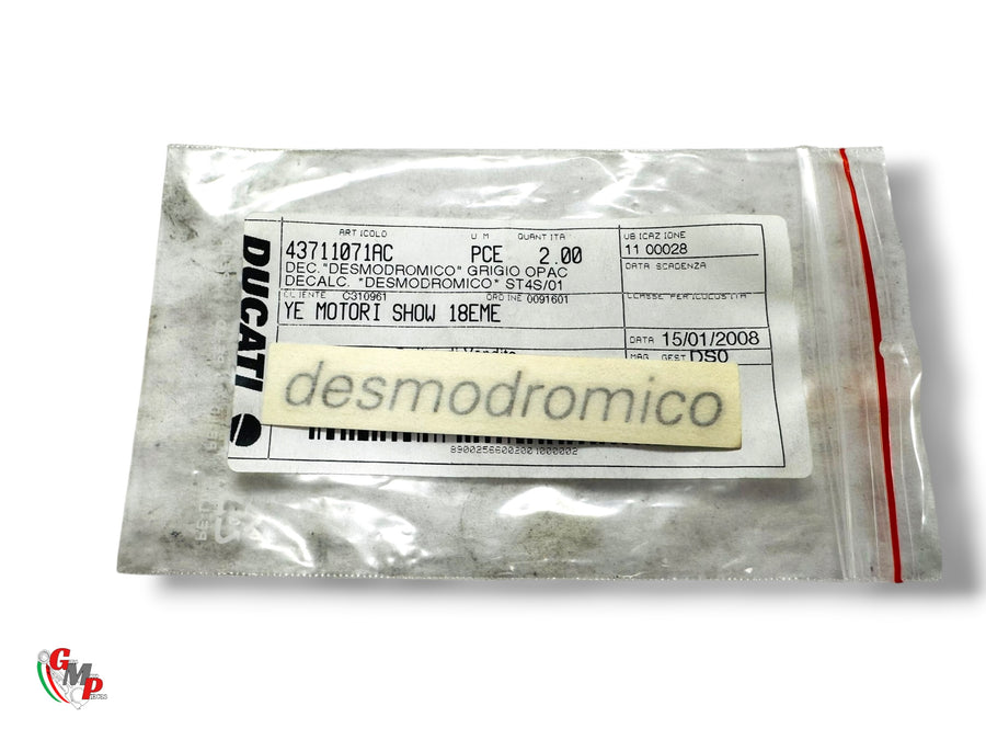 Desmodromico Decal NEW - Ducati
