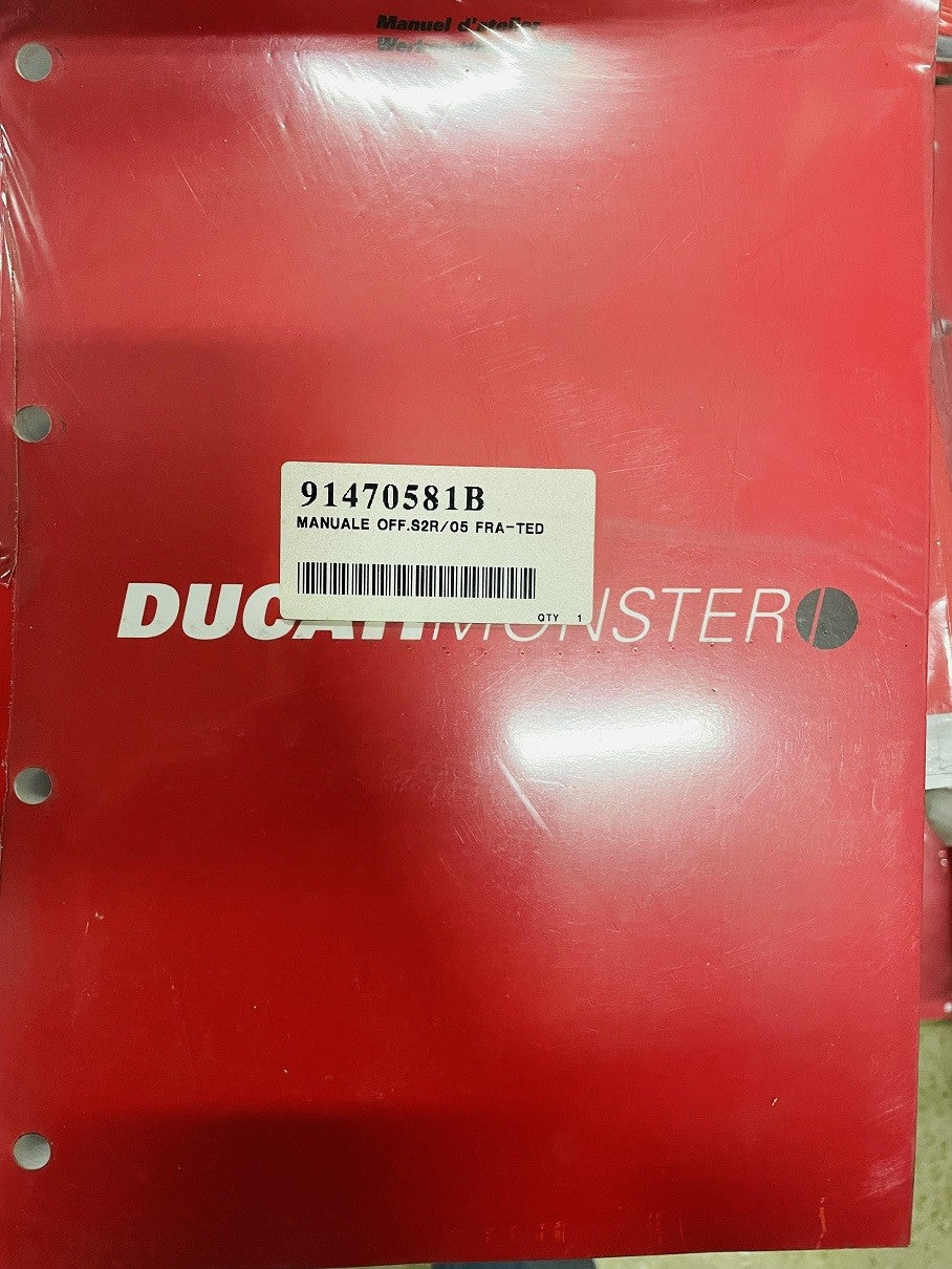 NEW French WORKSHOP MANUAL - Ducati Monster 800 S2R 2005