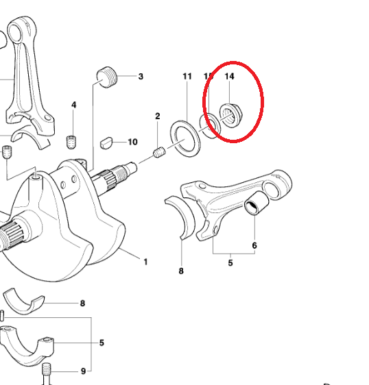 Alternator Nut NEW - Ducati
