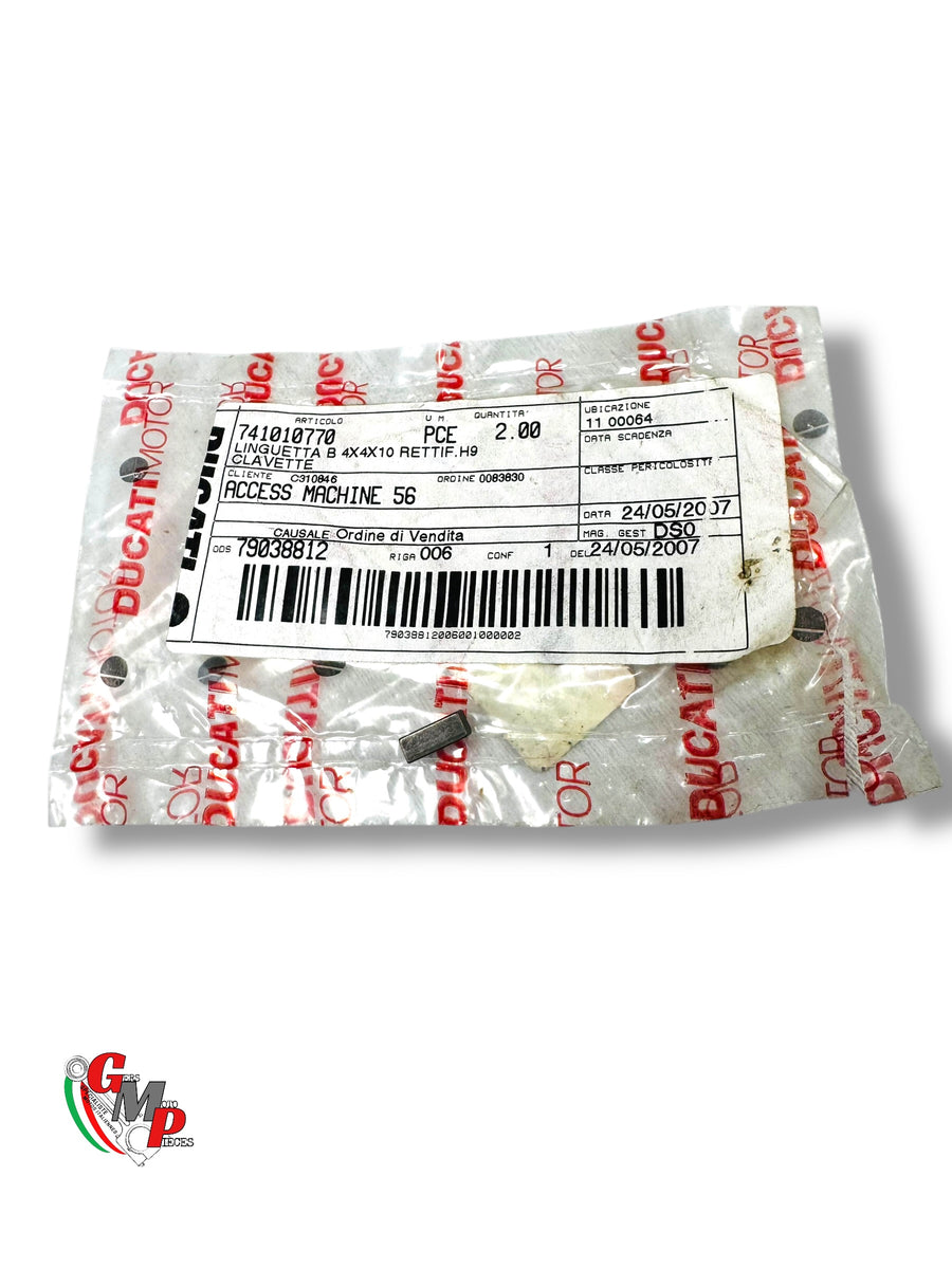 Key 4X4X10 Uni 6604 NEW - Ducati