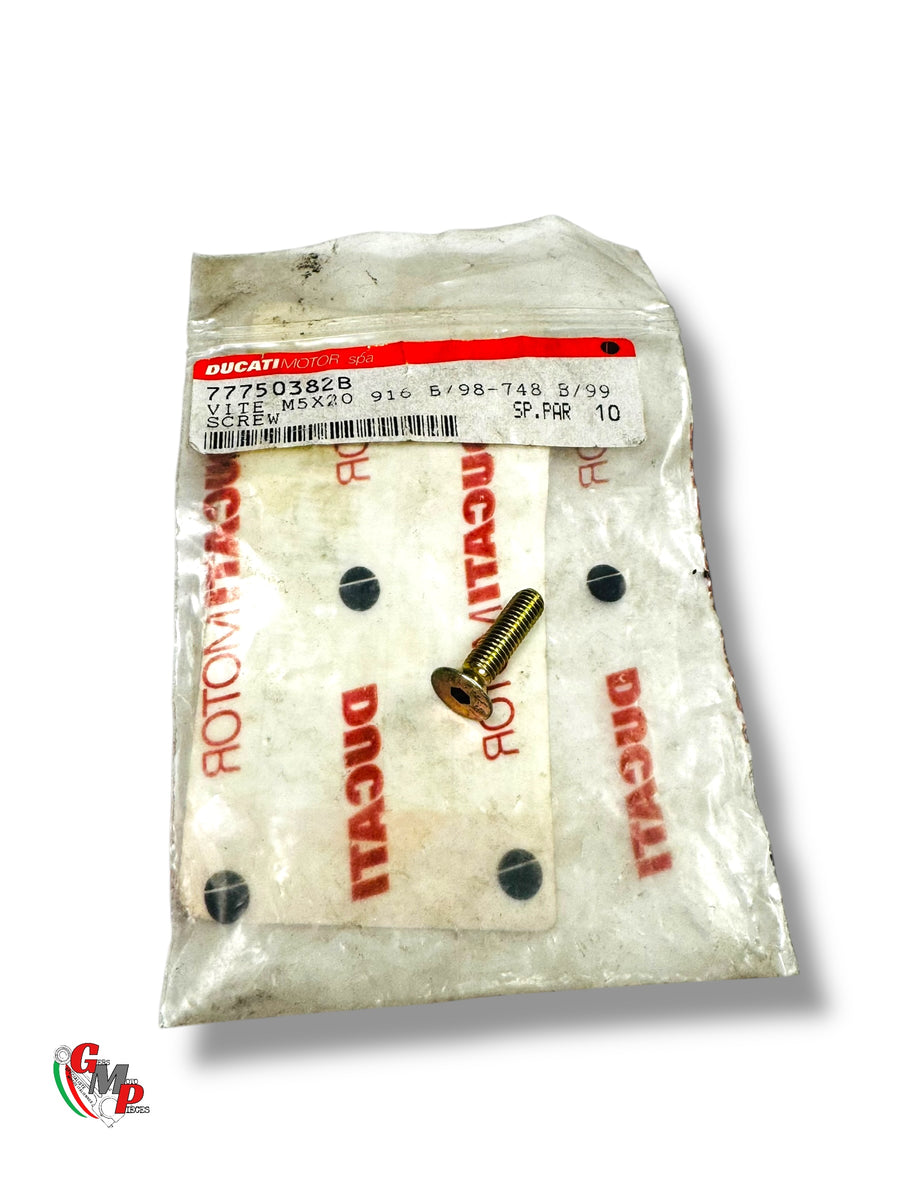 Screw M5X20 Bichromate Lock Fixing Seat NEW - Ducati