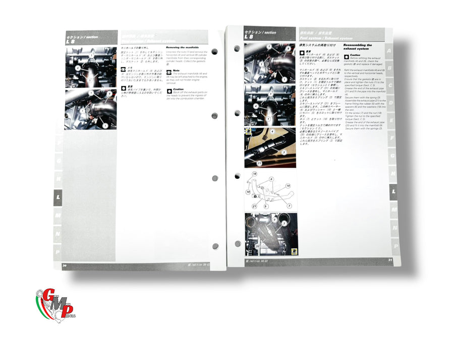 Workshop Manual 999S 2003 Jap/Eng NEW - Ducati
