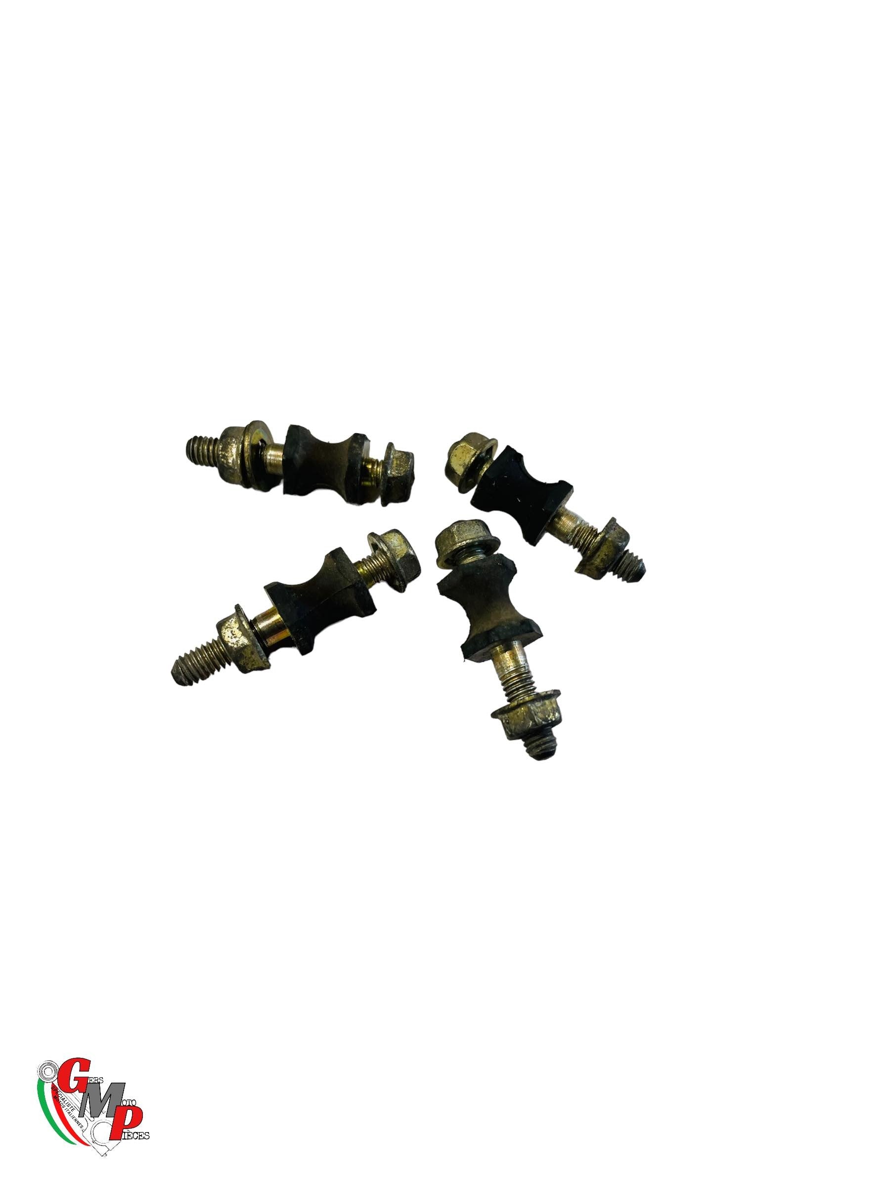 Screws and Silent Block Electronic Box Rubber ECU Box - Ducati